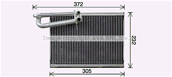 Evaporator,aer conditionat VLV101 AVA QUALITY COOLING