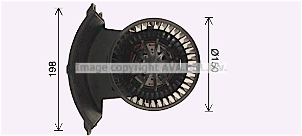 Ventilator, habitaclu VN8411 AVA QUALITY COOLING