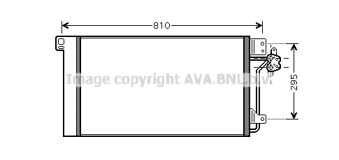 Condensator, climatizare VNA5236D AVA QUALITY COOLING