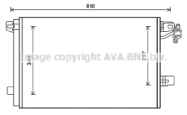 Condensator, climatizare VNA5328D AVA QUALITY COOLING