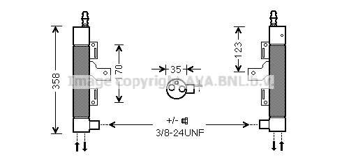 Uscator,aer conditionat VOD153 AVA QUALITY COOLING