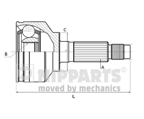 Set articulatie, planetara J2820302 NIPPARTS