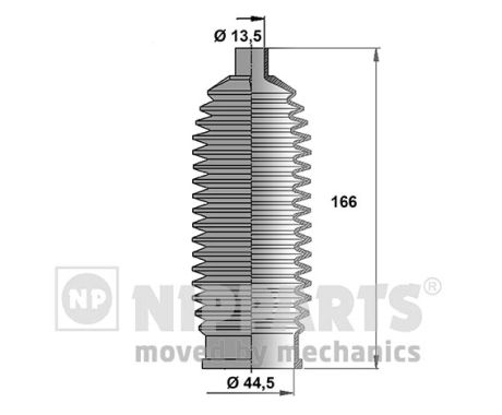 Ansamblu burduf, directie J2841014 NIPPARTS