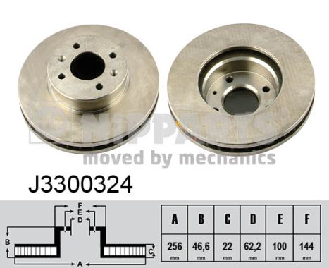 Disc frana J3300324 NIPPARTS