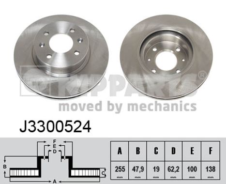 Disc frana J3300524 NIPPARTS