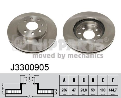 Disc frana J3300905 NIPPARTS