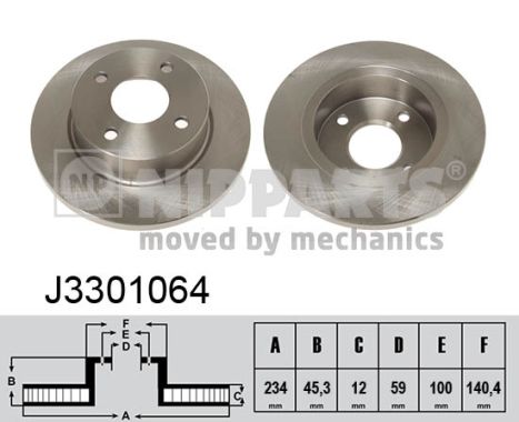 Disc frana J3301064 NIPPARTS