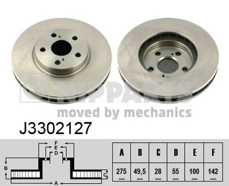 Disc frana J3302127 NIPPARTS