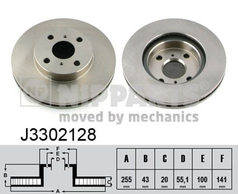 Disc frana J3302128 NIPPARTS