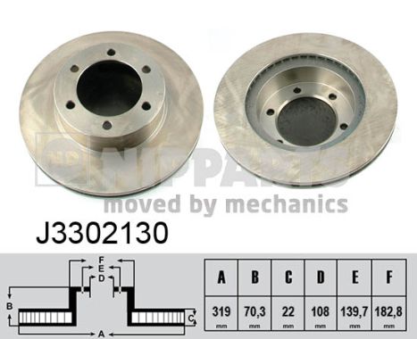 Disc frana J3302130 NIPPARTS