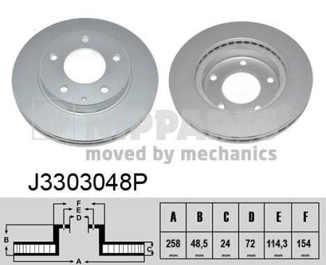 Disc frana J3303048P NIPPARTS