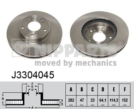 Disc frana J3304045 NIPPARTS