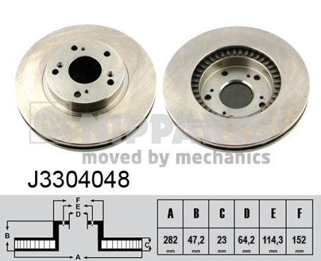 Disc frana J3304048 NIPPARTS