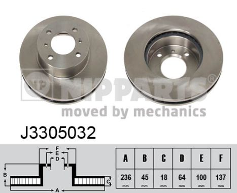 Disc frana J3305032 NIPPARTS