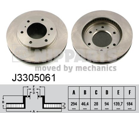 Disc frana J3305061 NIPPARTS