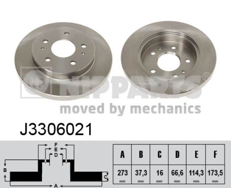 Disc frana J3306021 NIPPARTS