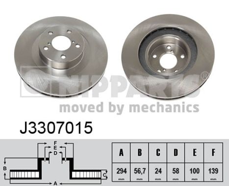 Disc frana J3307015 NIPPARTS