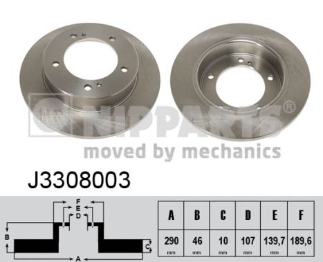 Disc frana J3308003 NIPPARTS