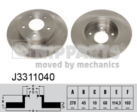 Disc frana J3311040 NIPPARTS