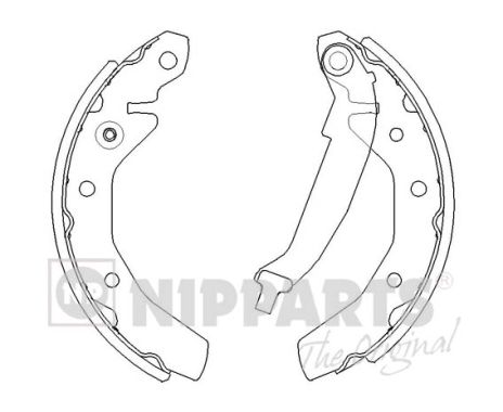 Set saboti frana J3500905 NIPPARTS