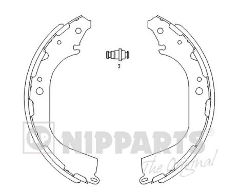 Set saboti frana J3501045 NIPPARTS