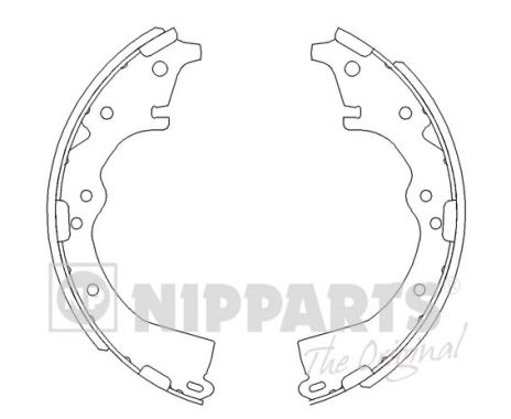 Set saboti frana J3502022 NIPPARTS