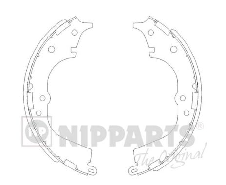 Set saboti frana J3502065 NIPPARTS