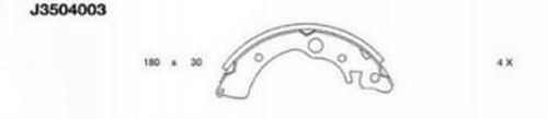 Set saboti frana J3504003 NIPPARTS