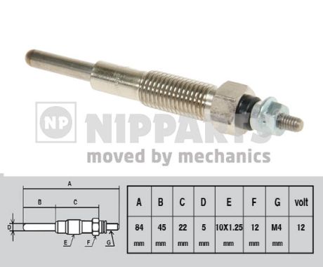 Bujie incandescenta J5713005 NIPPARTS