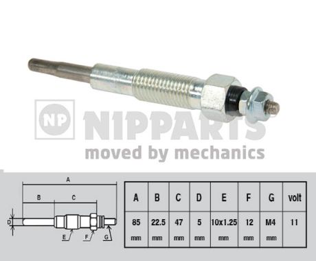 Bujie incandescenta J5713008 NIPPARTS