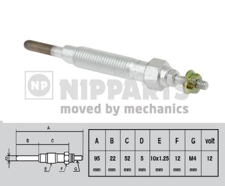 Bujie incandescenta J5715000 NIPPARTS