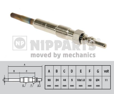 Bujie incandescenta J5715014 NIPPARTS