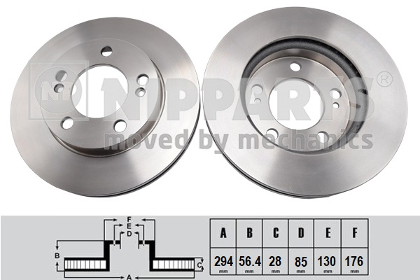 Disc frana N3300410 NIPPARTS