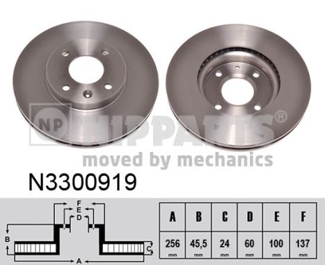 Disc frana N3300919 NIPPARTS