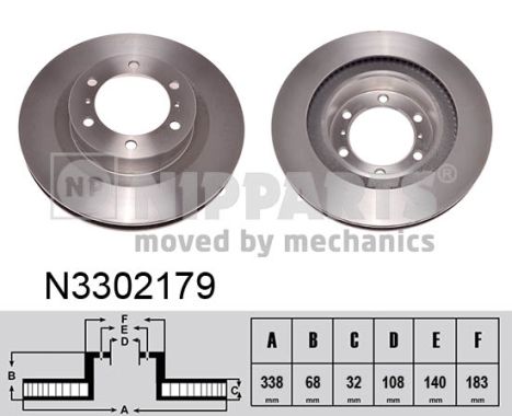 Disc frana N3302179 NIPPARTS