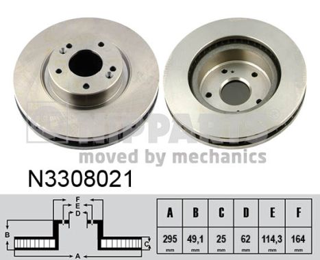 Disc frana N3308021 NIPPARTS