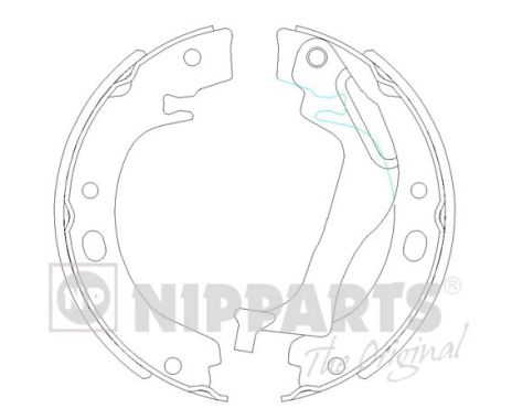 Set saboti frana, frana de mana N3502085 NIPPARTS