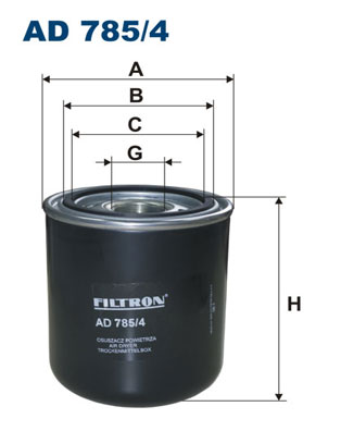 Element filtrant uscator aer, compresor AD 785/4 FILTRON
