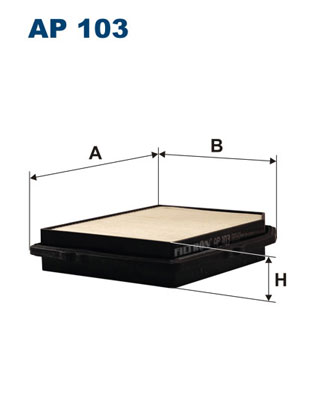 Filtru aer AP 103 FILTRON