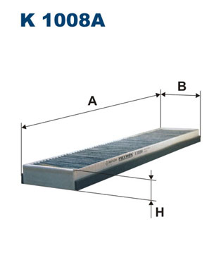 Filtru, aer habitaclu K 1008A FILTRON
