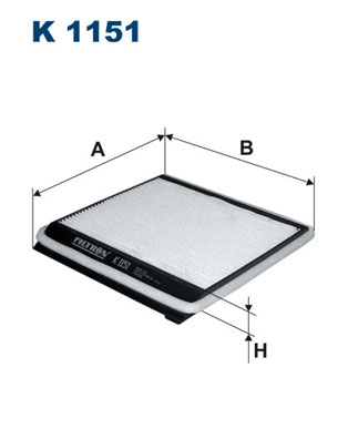 Filtru, aer habitaclu K 1151 FILTRON