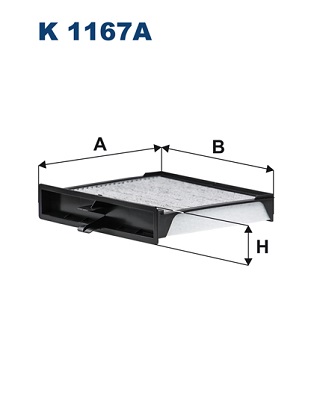 Filtru, aer habitaclu K 1167A FILTRON