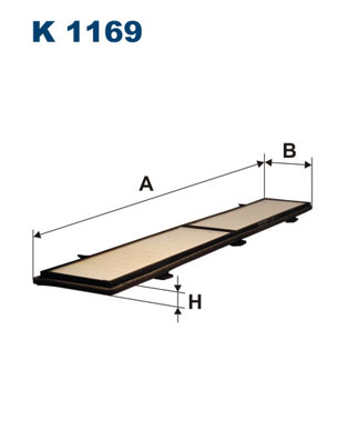Filtru, aer habitaclu K 1169 FILTRON