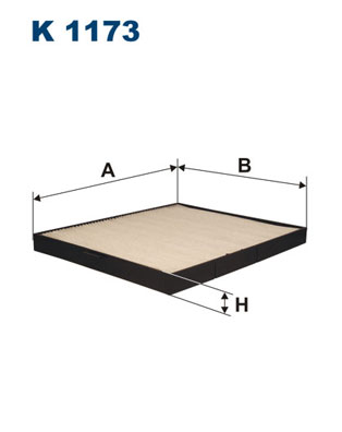 Filtru, aer habitaclu K 1173 FILTRON