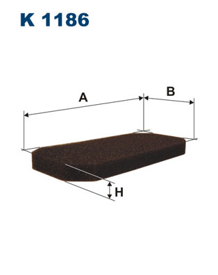 Filtru, aer habitaclu K 1186 FILTRON