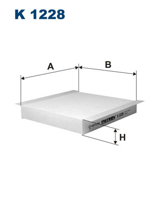 Filtru, aer habitaclu K 1228 FILTRON