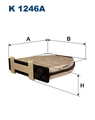 Filtru, aer habitaclu K 1246A FILTRON