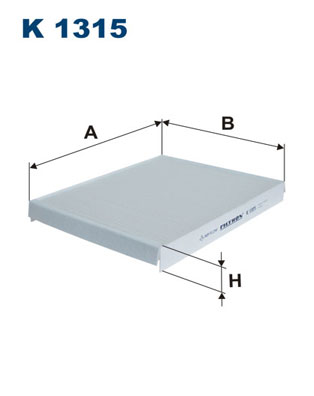 Filtru, aer habitaclu K 1315 FILTRON
