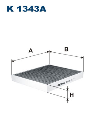 Filtru, aer habitaclu K 1343A FILTRON