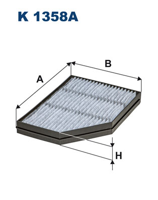 Filtru, aer habitaclu K 1358A FILTRON